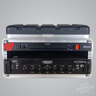 Mesa Boogie M6 Carbine Rackmount Bass Amp w/rack and power conditioner - USED image 1