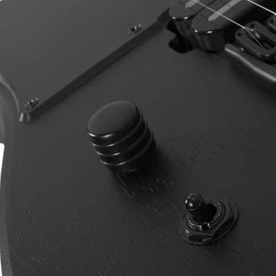 Schecter PT-8 MS Black Ops LH - Satin Black Open Pore (625) image 13