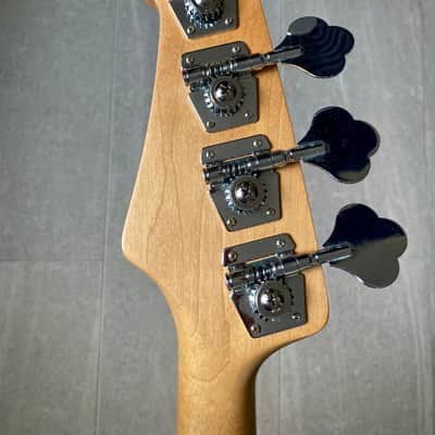 Brian by Bacchus BJB-380 MarineBlue Jazz Bass 1990s image 3