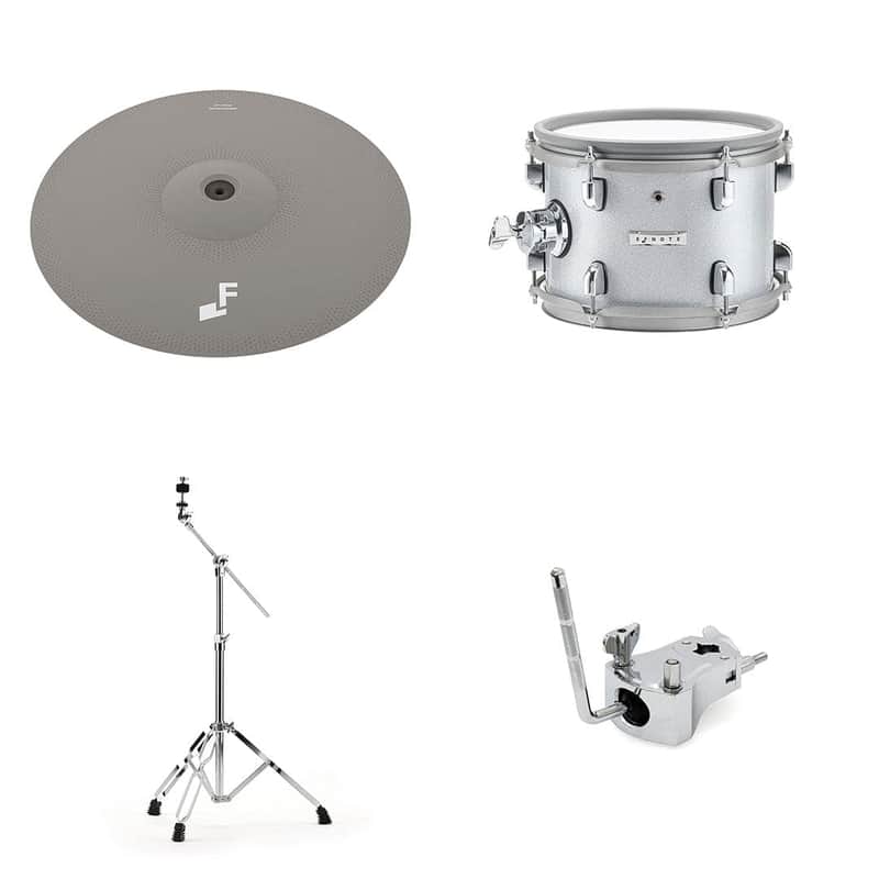 EFNOTE 7 Expansion Pack 18" Cymbal w/Stand, 10” Tom w/Mount image 1