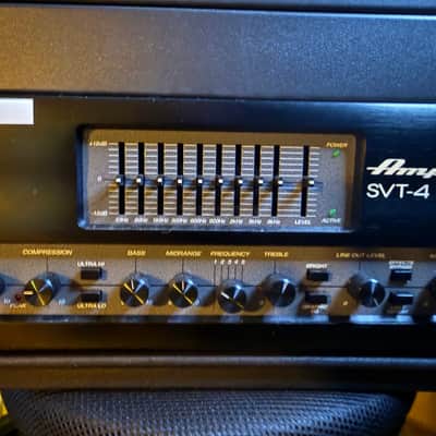 Ampeg SVT-4 PRO 1200-Watt Bass Amp Head 1997 - 2006 - Black image 3
