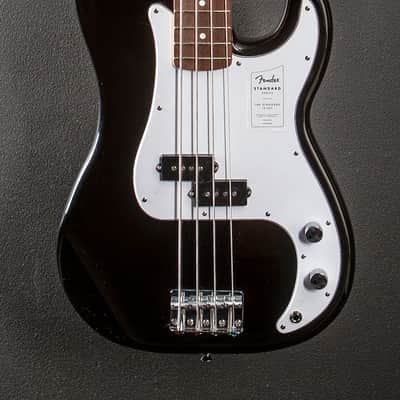 Fender Standard Precision Bass - Black w/Indian Laurel image 2