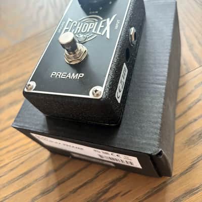 Dunlop EP101 Echoplex Preamp pedal, black, with original box. image 2
