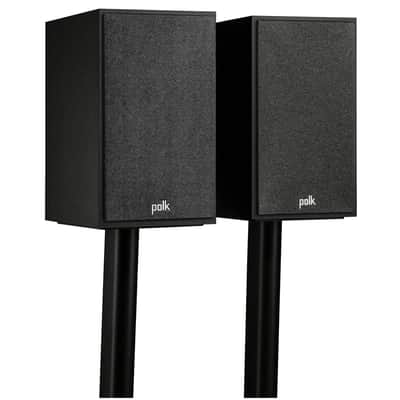 Polk Audio Monitor XT20 High-Resolution Bookshelf Loudspeakers, Pair, Black image 2