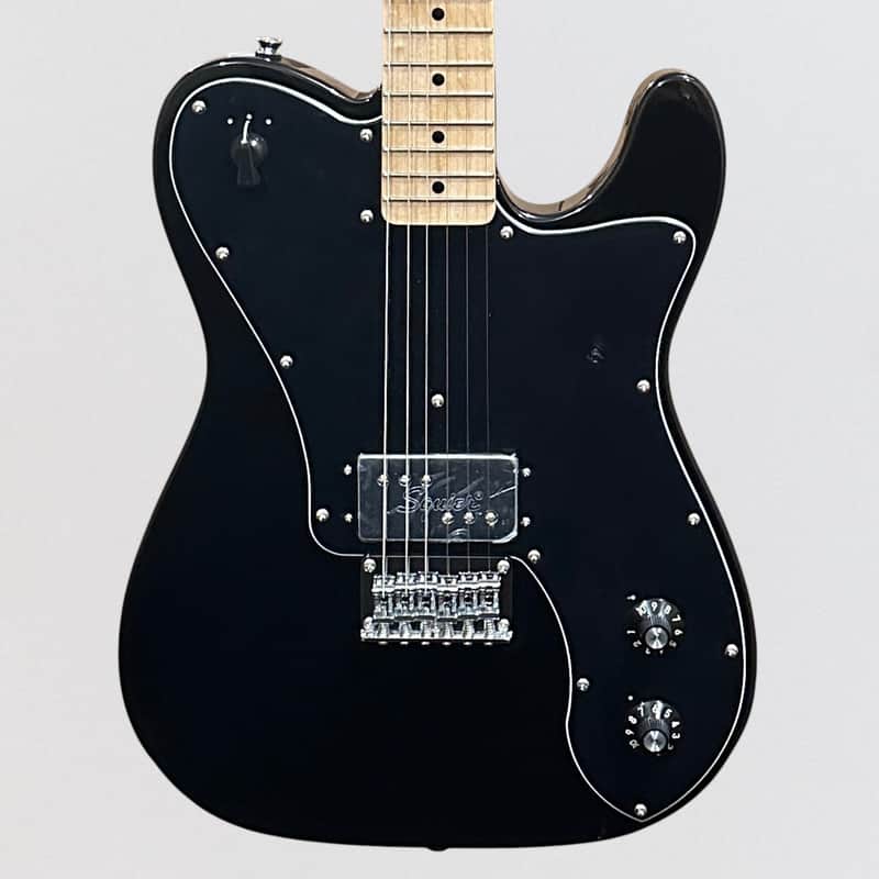 Fender Squier Paranormal Esquire Deluxe Electric Guitar - Black image 1