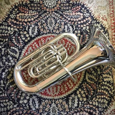 Besson Sovereign BE-981 Compensating EEb Tuba w/hard & soft cases image 6