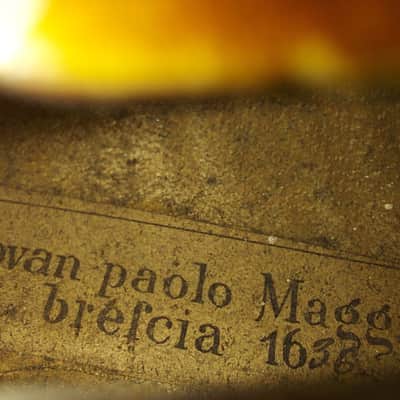 Giovan Paolo Maggini Brescia 4/4 violin, 1630? Very Good Vintage Condition image 2