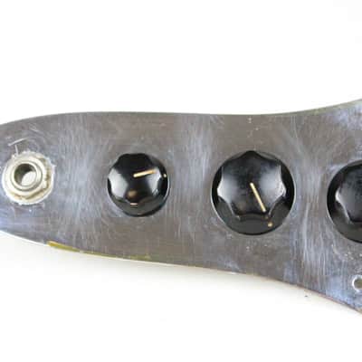 1965 Vintage Fender Jazz Bass CONTROL PLATE L-Series USA 1960s 1970s Pre-CBS image 1