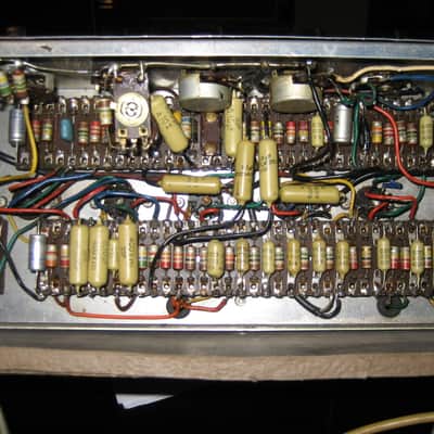 Vox AC-30/4 2-Channel 30-Watt 2x12" Guitar Combo 1960 - 1961 - Fawn image 15