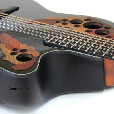 Ovation Celebrity Elite 12-String Acoustic/Electric Guitar w/ Bag - Black image 7