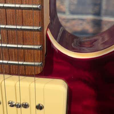 Ivy Thinline T-Style Semi-Hollow Burgundy image 8