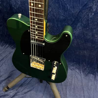Fender MIJ 60's Telecaster Rosewood FB in Sherwood Green Metallic Pre-owned image 3