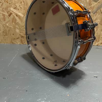 Stage Custom Birch (Honey Amber) 22” kick, 16” floor tom, 14” snare, 10” and 12” rack toms, 5pc Shell Pack image 6