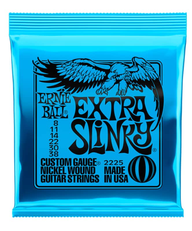 Ernie Ball Guitar Strings Extra Slinky 8-38 Nickel Wound Electric 2225 image 1