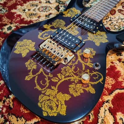 *AS NEW* 2024 ESP Edwards E-Maiden HIZAKI Signature Model - Rose MIJ Japan image 8