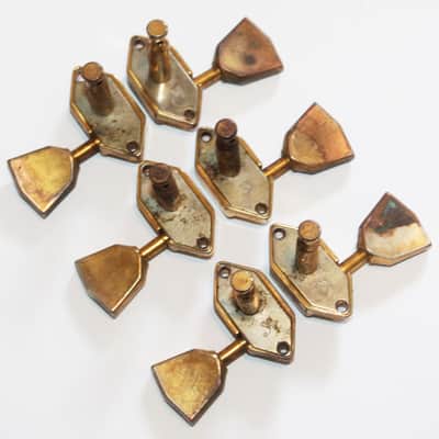 Aged Gibson Les Paul Custom Gold Kluson Waffleback Tuners Waffle Back image 2
