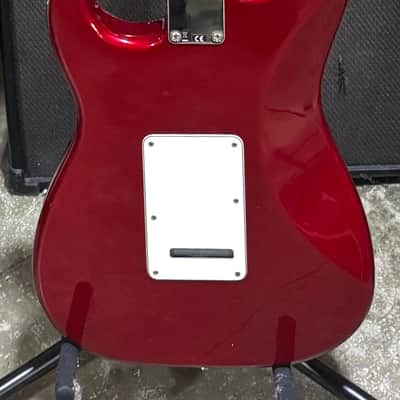 Fender Standard Stratocaster with Maple Fretboard 1998 - 2005 - Candy Apple Red image 6