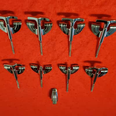 Vtg 8PC Ludwig BASS Drum Tension Screws - Fits Several Models - Save $ image 3