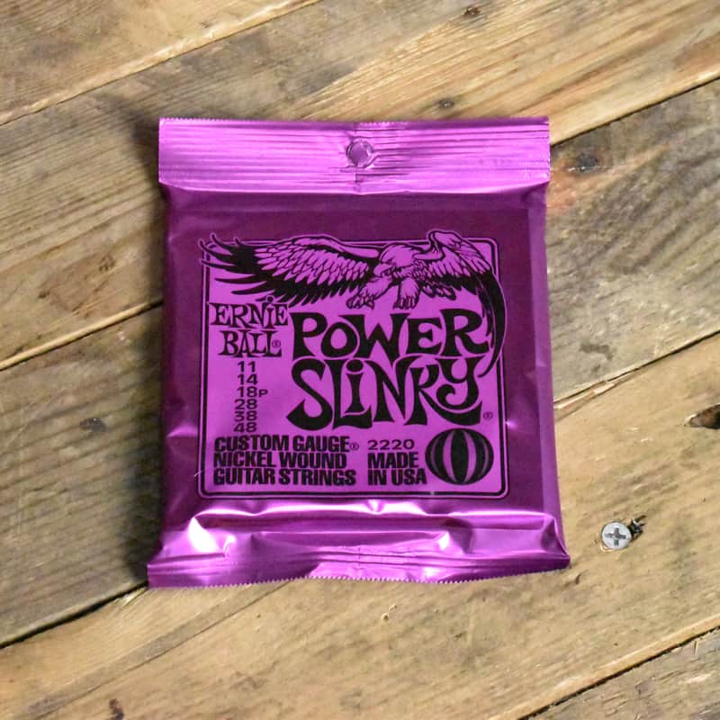 Ernie Ball P02220 Power Slinky Electric Guitar Strings 11-48 image 1