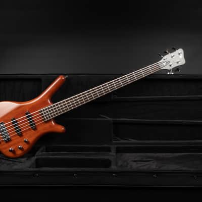 2017 Warwick Teambuilt Pro Series Corvette Bubinga 5A - Natural Transparent | German 5-String Electric Bass Ovangkol Neck Active / Passive Electronics image 2