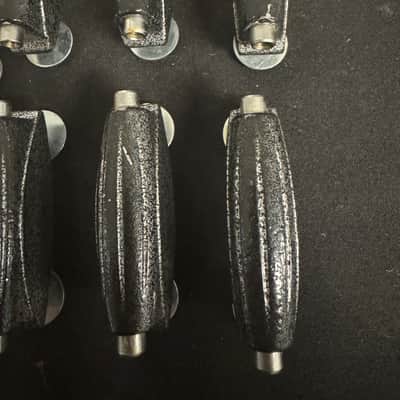 Gretsch Broadkaster Snare Lugs (10) Double-End 90’s - 00’s - Gunmetal image 9