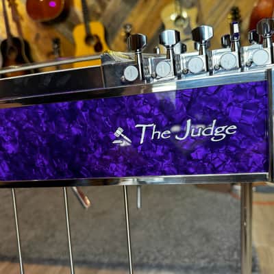 Justice The Judge SD10 C6 Pedal Steel - Purple Pearloid image 11