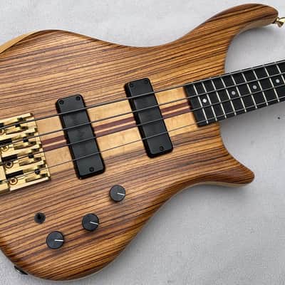 Pedulla ET4 Thunderbass Zebrawood w/ OHSC image 1