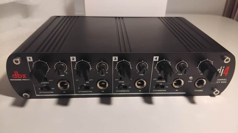 dbx DI4 Active 4-Channel Direct Box with Line Mixer 2010s - Black image 1