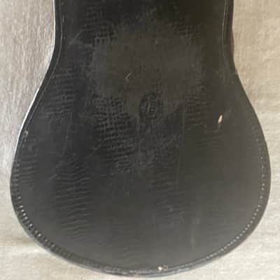 Vintage Geib Challenge Parlor Acoustic Guitar Case 1930's Faux Gator / Purple Interior Chicago USA image 21