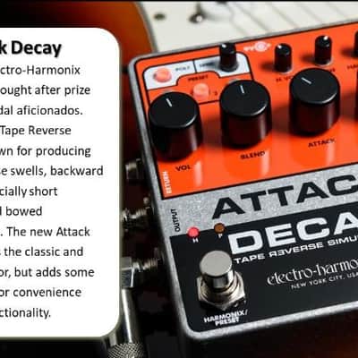 ELECTRO-HARMONIX Attack Decay - Tape Reverse Simulator image 1