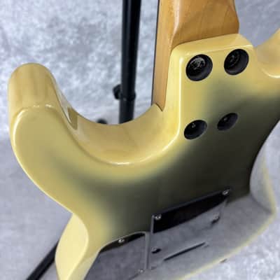 Vintage Westone Spectrum electric guitar with reverse headstock in reverse silverburst(?) image 10