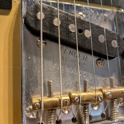 Fender "10 for '15" Limited Edition American Vintage '52 Korina Telecaster with Maple Fretboard 2016 - Blackguard Blonde image 9