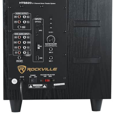 Rockville HTS820 1500w 5.1 Channel Home Theater System Bluetooth/USB+Subwoofer image 5