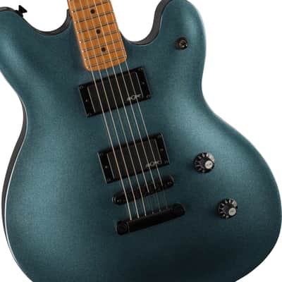 Fender Contemporary Active  Starcaster - Roasted Maple Fingerboard, Gunmetal Metallic image 6