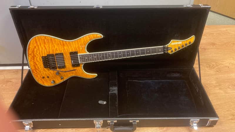 Fernandes Revolver Elite Lemon Drop 2010 Electric Guitar W/ Hard