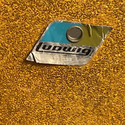 Ludwig Vintage Marching Tom Drums - Gold Mist image 2