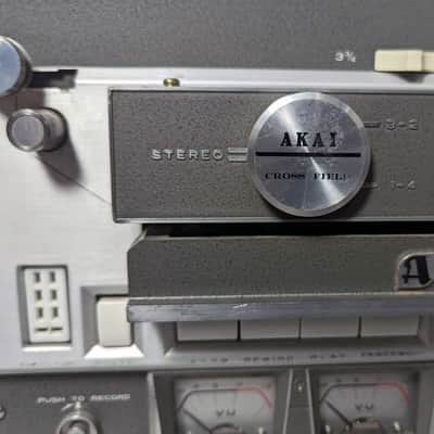 Akai X-355D -- Vintage (1966) Cross-Field 4-Track Reel to Reel Deck/Recorder image 20