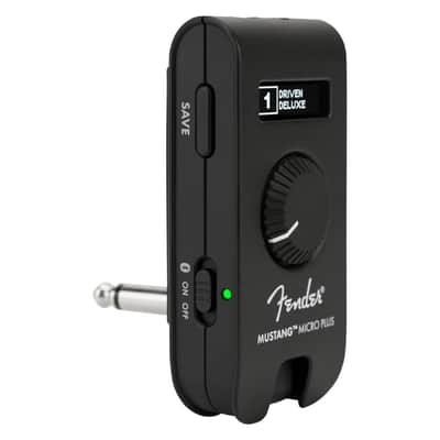 Fender Mustang Micro Plus Digital Amplifier with 50 Amp and Effect Models, 100 Preset Slots and Integrated OLED Display (Black) image 3