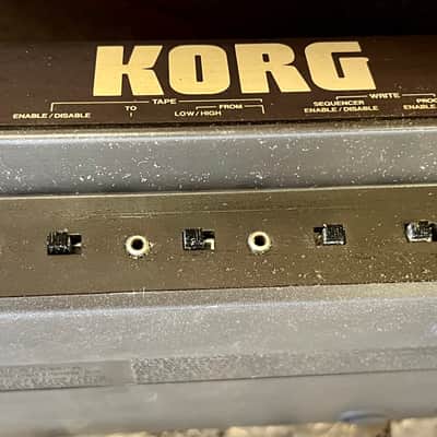 Korg Poly-800 Polyphonic Analog Synthesizer w/ Case & Programming Cassette Tape image 5