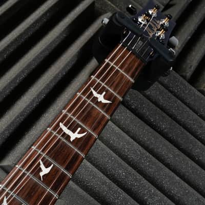 PRS S2 Custom 24 with Pattern Thin Neck Profile 2024 - Faded Gray Black Blue Burst image 6