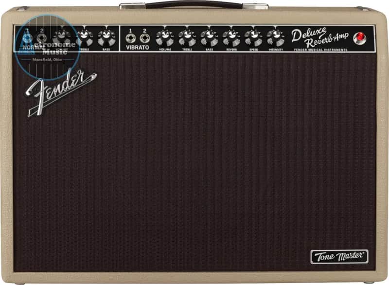 Fender Tone Master Deluxe Reverb Blonde, Guitar Amplifier image 1