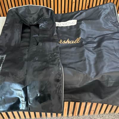 Michael "Whip" Wilton's Marshall 1960-Series 4x12 Cabinet Cover – Vintage Marshall Black Vinyl Cover – Queensrÿche Provenance image 5