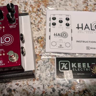 Keeley Halo Andy Timmons Signature Dual Echo - Andy Apple Red