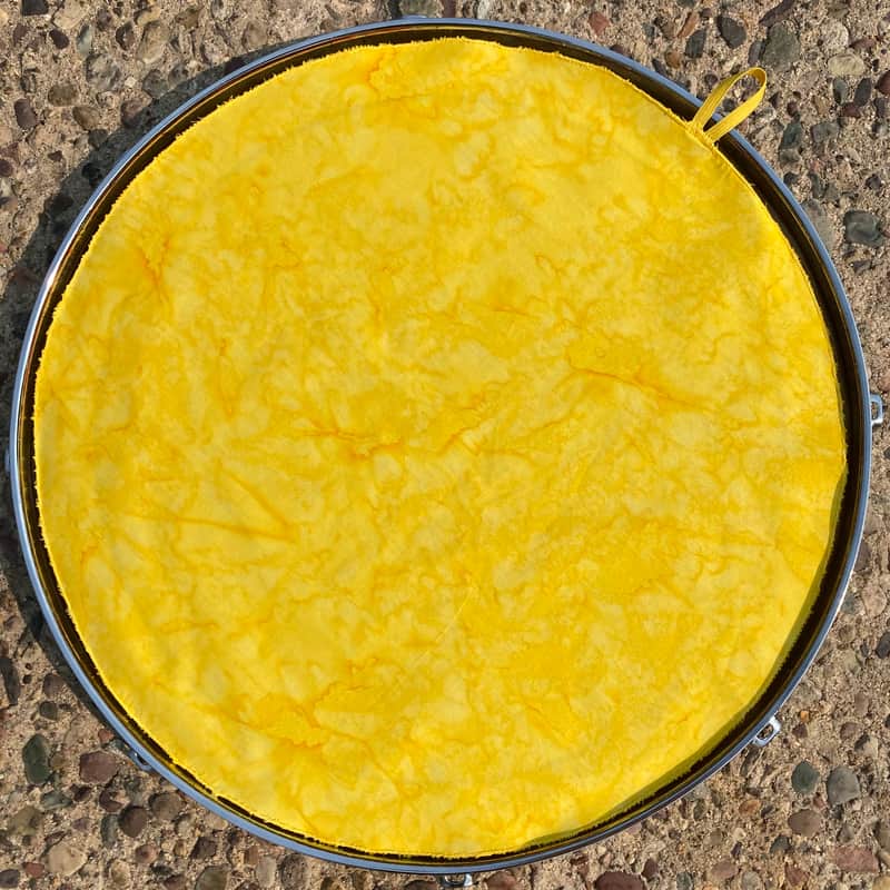 16" single layer Drum Bunny cloth drum cover - dampener - partial mute - compare to Drum Tortillas - Quesadilla - Big Fat Snare image 1