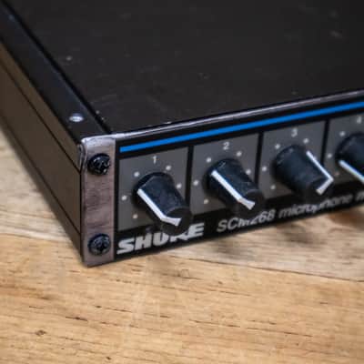 Shure SCM268 4-Channel Microphone Mixer SCM-268 Mic Line U285046 image 3