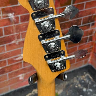 Fender Precision Bass 1979-81 - rare player grade Moroccan Red International Color on a budget. image 7