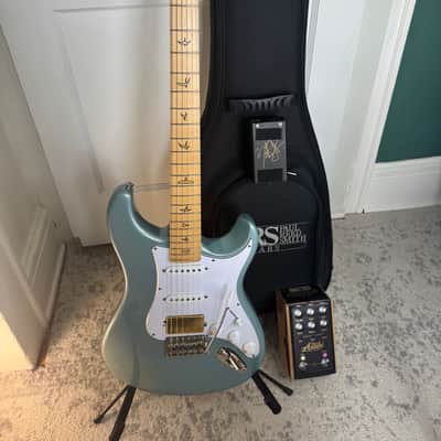 PRS Silver Sky (Polar Blue, Maple Neck) w/ Suhr Asatobucker + Signed Jackson Audio Asabi Pedal image 7