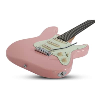 Schecter Nick Johnston Traditional Electric Guitar Atomic Coral with Hard Case image 4