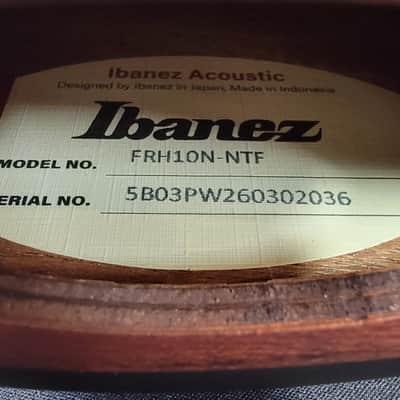 Ibanez FRH10N Slimline Nylon String Guitar w/Electronics. Free Shipping! image 15