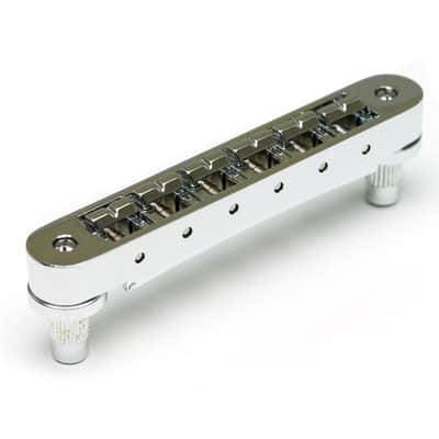 ResoMax NV1 4mm Tune-O-Matic Bridge w/ ResoMax Saddles (Select Finish) (PM-8843) - Gold image 4